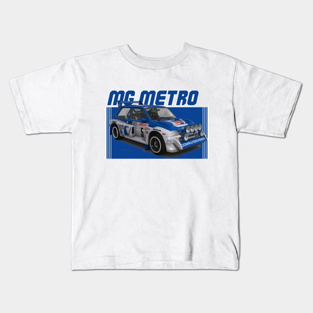 MG Metro Computervision Kids T-Shirt by PjesusArt